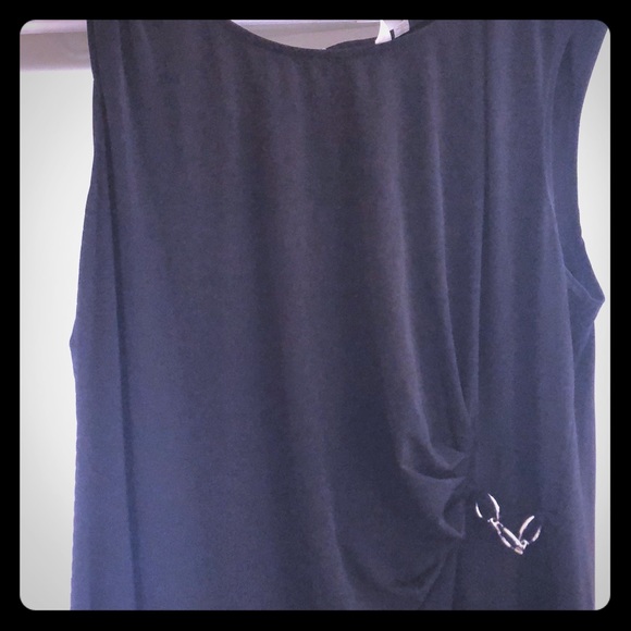 NY Collection Dresses & Skirts - Like new NY Collection black dress with buckle
